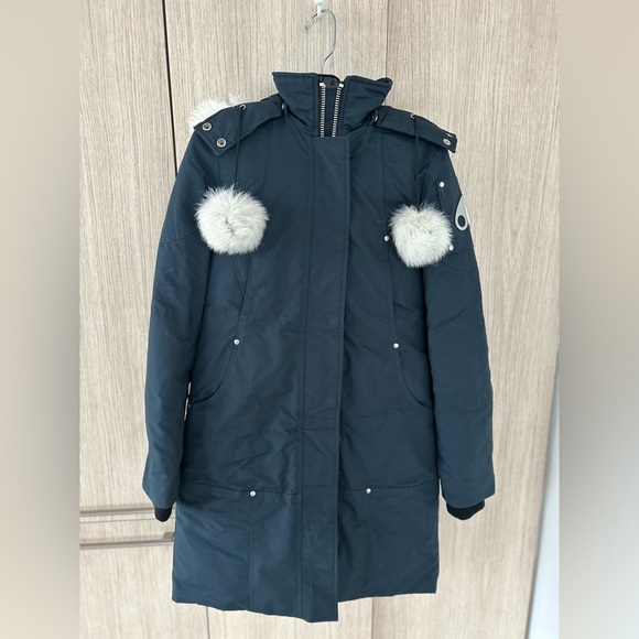 Authentic Moose Knuckles Down-fill Shearling Parka - Picture 1 of 11